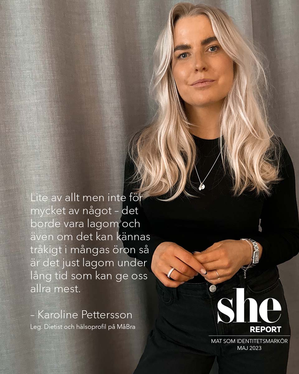 She Report 2023 - Mat som identitetsmarkör - SoMe 2